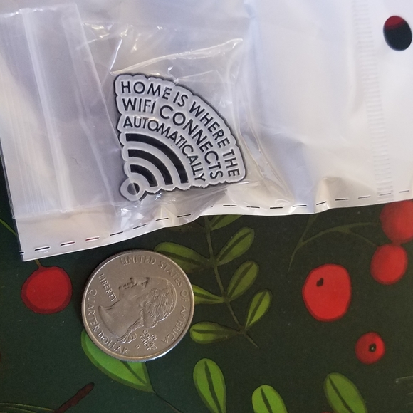 *2 for $13* Home is Where The Wifi Connects... Pin - Picture 5 of 8